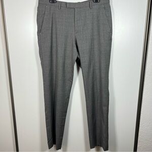Hugo Boss Slacks Men’s Size 32R Leenon Wool Dress Pants Gray Color Regular Fit